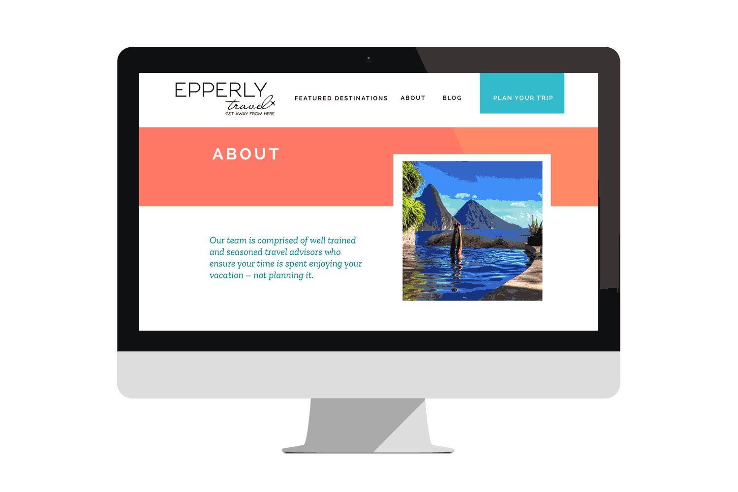 Travel agent website design